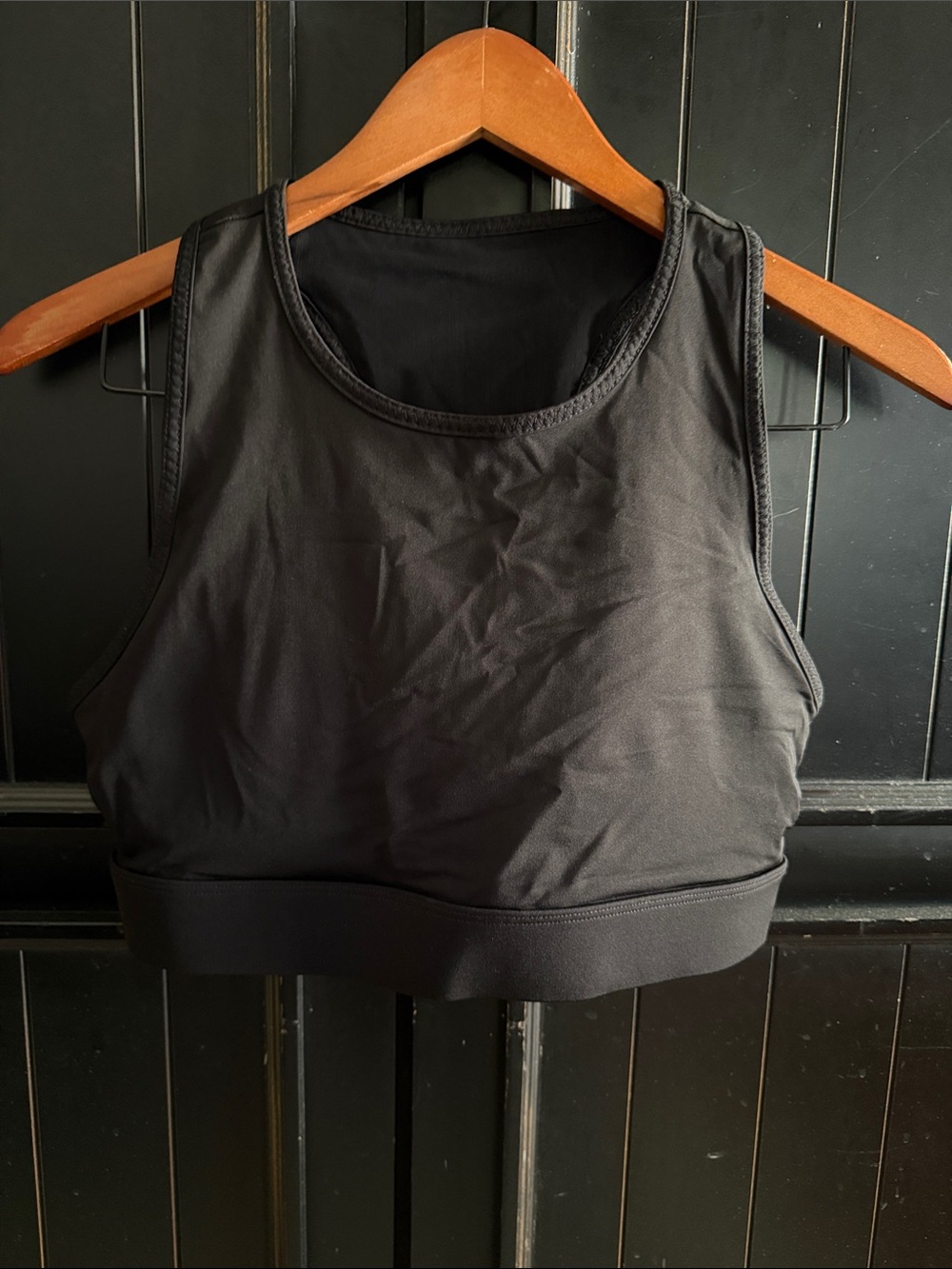Fabletics Black High-Neck Sports Bra